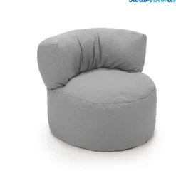 Parya - Zitzak Stoel Junior - Grijs - 70 x 50 cm - Kinderstoel met Vulling Online