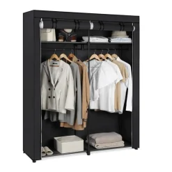 Parya Home - Opvouwbare Garderobekast - Zwart New