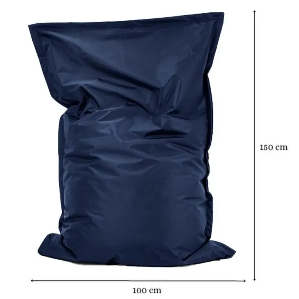 Parya Home - Ruime zitzakken - Kussen - Nylon - 100x150 cm - blauw Sale