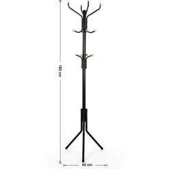 Parya Home - Stabiele Kapstok - Metaal - Zwart Clearance