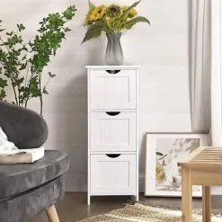 Parya Home Badkamerkast, badkamerkast, zijkast met 4 laden New