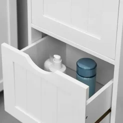 Parya Home Badkamerkast, badkamerkast, zijkast met 4 laden New