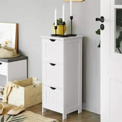 Parya Home Badkamerkast, badkamerkast, zijkast met 4 laden New