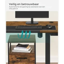 Parya Home Elektrisch Verstelbaar Bureau - Hoogte Verstelbaar Sale