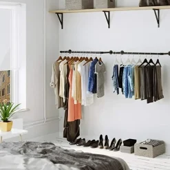 Parya Home Industrieel Ontwerp Wandgemonteerde Kledingstang - 92cmx3cmx7.5cm Best