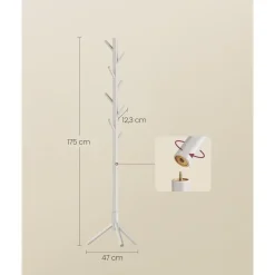 Parya Home Kapstok – Kledingrek van massief hout met 8 haken Sale