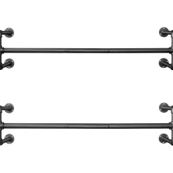 Parya Home Kapstok Garderoberekken - Set van 2 - Zwart Discount