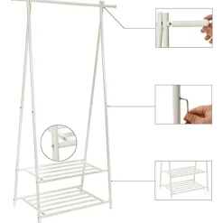 Parya Home Kledingrek - Kledingstandaard Met Schoenenrek Best