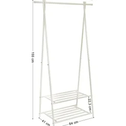 Parya Home Kledingrek - Kledingstandaard Met Schoenenrek Best