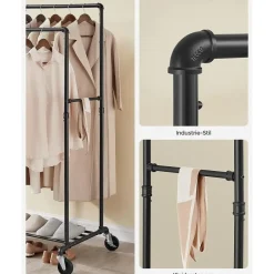 Parya Home Kledingrek metaal voor zware lasten tot 110 kg New