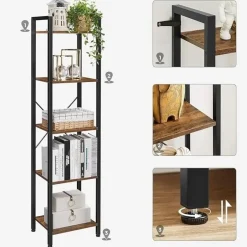 Parya Home Opbergrek met stalen frame, voor woonkamer Clearance