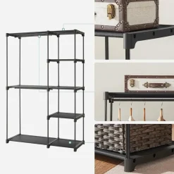 Parya Home Stabiel Kledingrek –opvouwbaar met kledingstangen Best