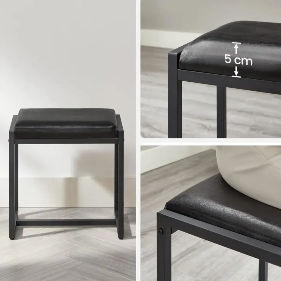 Parya Home Vintage Kaptafel met 3-delige met klapspiegel Outlet