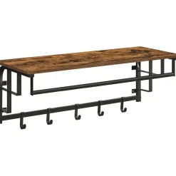 Parya Home Wandkapstok met Haken – Wandkapstok met 5 afneembare haken Best