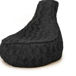 Parya Stoel Zitzak Bont - Zitzakfauteuil - Woonkamerzitzak - Donkergrijs - Online