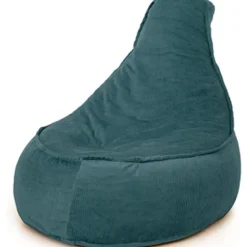 Parya Stoel Zitzak Ribstof - Zitzakfauteuil - Woonkamerzitzak - Poef Clearance