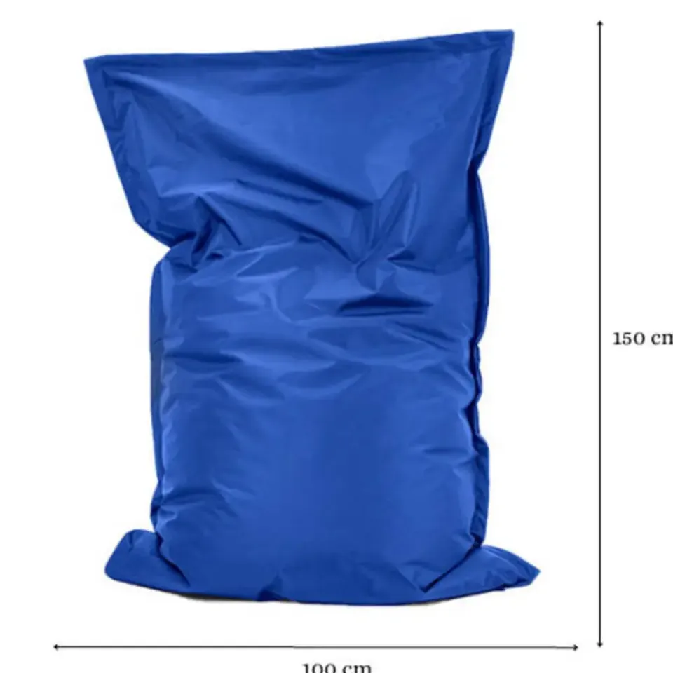 Parya Zitzak Nylon - Zitzakfauteuil - Woonkamerzitzak - Kobalt - 100 x 150 Discount