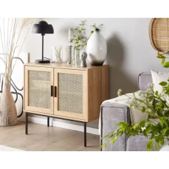 Beliani PASCO - Sideboard - Lichte houtkleur - Vezelplaat Online