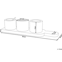 Beliani PATRAS - Dienblad - Meerkleurig - Hout Sale