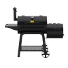 Patton Smoker Houtskoolbarbecue Oklahoma - Zwart Outlet