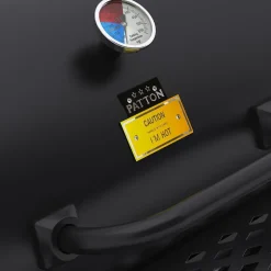 Patton Smoker Houtskoolbarbecue Oklahoma - Zwart Outlet