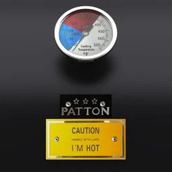 Patton Smoker Houtskoolbarbecue Oklahoma - Zwart Outlet