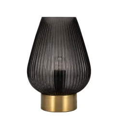 Pauleen Crystal Gloom Tafellamp - E14 - Rookglas/Messing Outlet