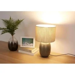 Pauleen Pretty Classy Tafellamp - E27 - Grijs/Zand Sale