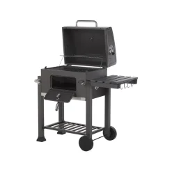 Beliani PAVLOF - Houtskoolgrill - Grijs - Staal Discount