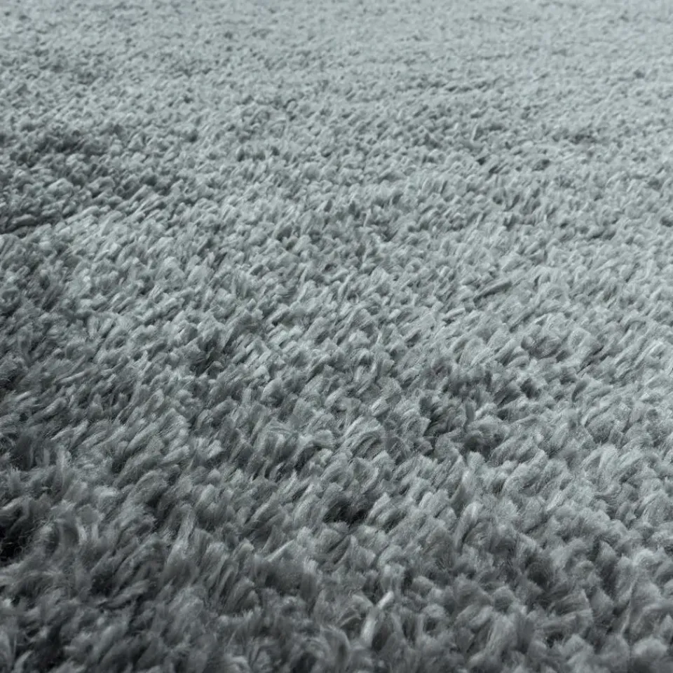 Muratap Pearl Soft Rond Hoogpolig Vloerkleed Lichtgrijs - 200 CM ROND Discount