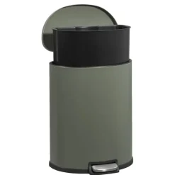 Leen Bakker Pedaalemmer Flatback - 50 liter - groen - 64x48,5x36,8 cm Clearance