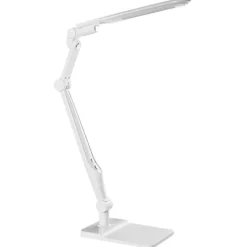 Leen Bakker PEGASI - Bureaulamp LED - Wit - Synthetisch materiaal Best