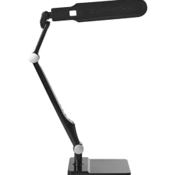 Leen Bakker PEGASI - Bureaulamp LED - Zwart - Synthetisch materiaal Sale