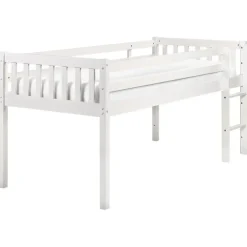 Beliani PEIPIN - Kinderbed - Wit - 90 x 200 cm - Hout Clearance