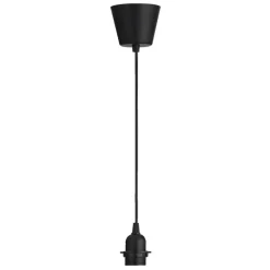Leen Bakker Pendel Basic E27 - zwart - 100 cm Online