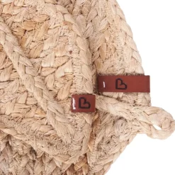 Leen Bakker PEPPERLEAF - Set van 12 placemats en onderzetters - Natuurlijk - Jute Online