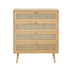 Beliani PEROTE - Commode - Lichte houtkleur - Rotan Outlet