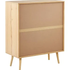 Beliani PEROTE - Commode - Lichte houtkleur - Rotan Outlet