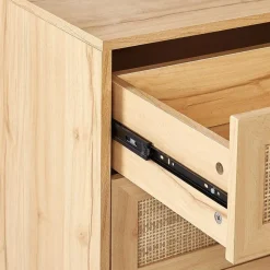 Beliani PEROTE - Commode - Lichte houtkleur - Rotan Outlet