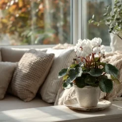 Plant in a Box Perzisch cyclaam - Set van 3 - Cyclamen 'Metis White' - Hoogte 10-20cm - ⌀9cm Online