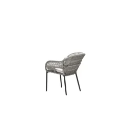 Garden Impressions Pescara dining fauteuil - carbon black - rope taupe - desert sand Hot