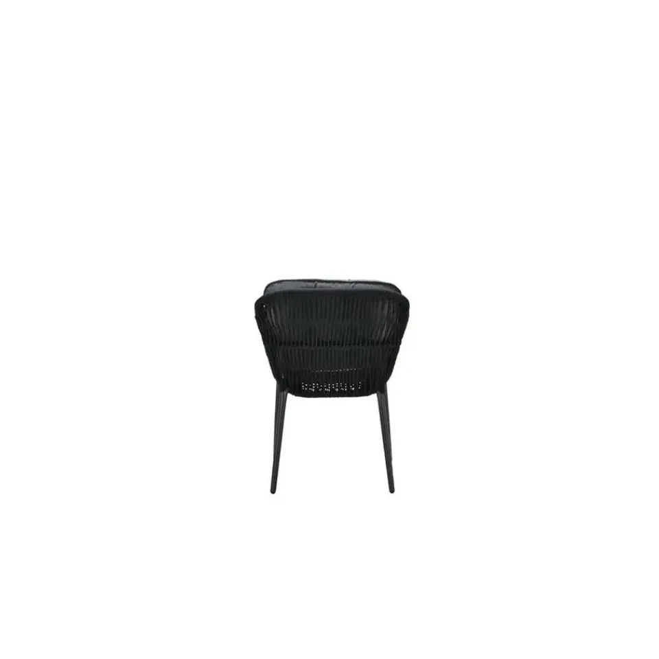 Garden Impressions Pescara dining fauteuil - carbon black -rope black - mystic grey Best