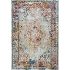 Muratap Picasso Keshan Vintage Vloerkleed Multi / Beige Laagpolig - 160x230 CM Outlet