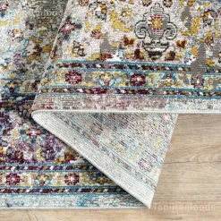 Muratap Picasso Keshan Vintage Vloerkleed Multi / Beige Laagpolig - 160x230 CM Outlet