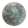 Muratap Picasso Pablo Vintage Rond Vloerkleed Groen / Multi Laagpolig - 300 CM ROND Clearance