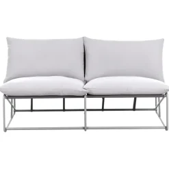 Leen Bakker PICO - Tweezitsbank - Grijs - Staal Discount