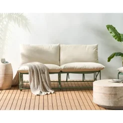 Leen Bakker PICO - Tweezitsbank - Groen - Staal Sale