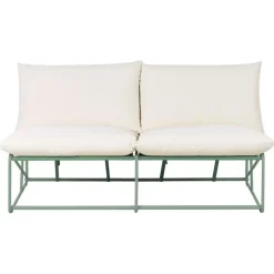 Leen Bakker PICO - Tweezitsbank - Groen - Staal Sale