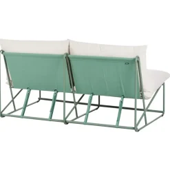 Leen Bakker PICO - Tweezitsbank - Groen - Staal Sale