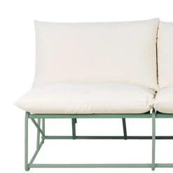 Leen Bakker PICO - Tweezitsbank - Groen - Staal Sale